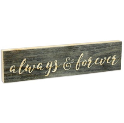Always & Forever, Stick Plaque, Small