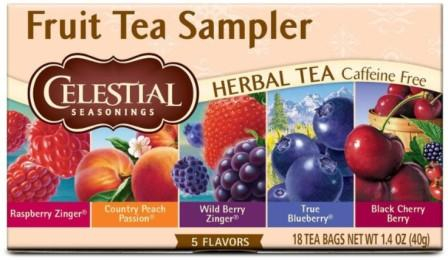 Celestial Seasonings Herbal Tea Bags, Fruit Tea