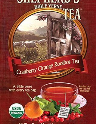 Organic Cranberry Orange Rooibos Bible Verse Tea, 20 Bags