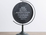 We're Blessed - Wooden Plaque with Metal Stand